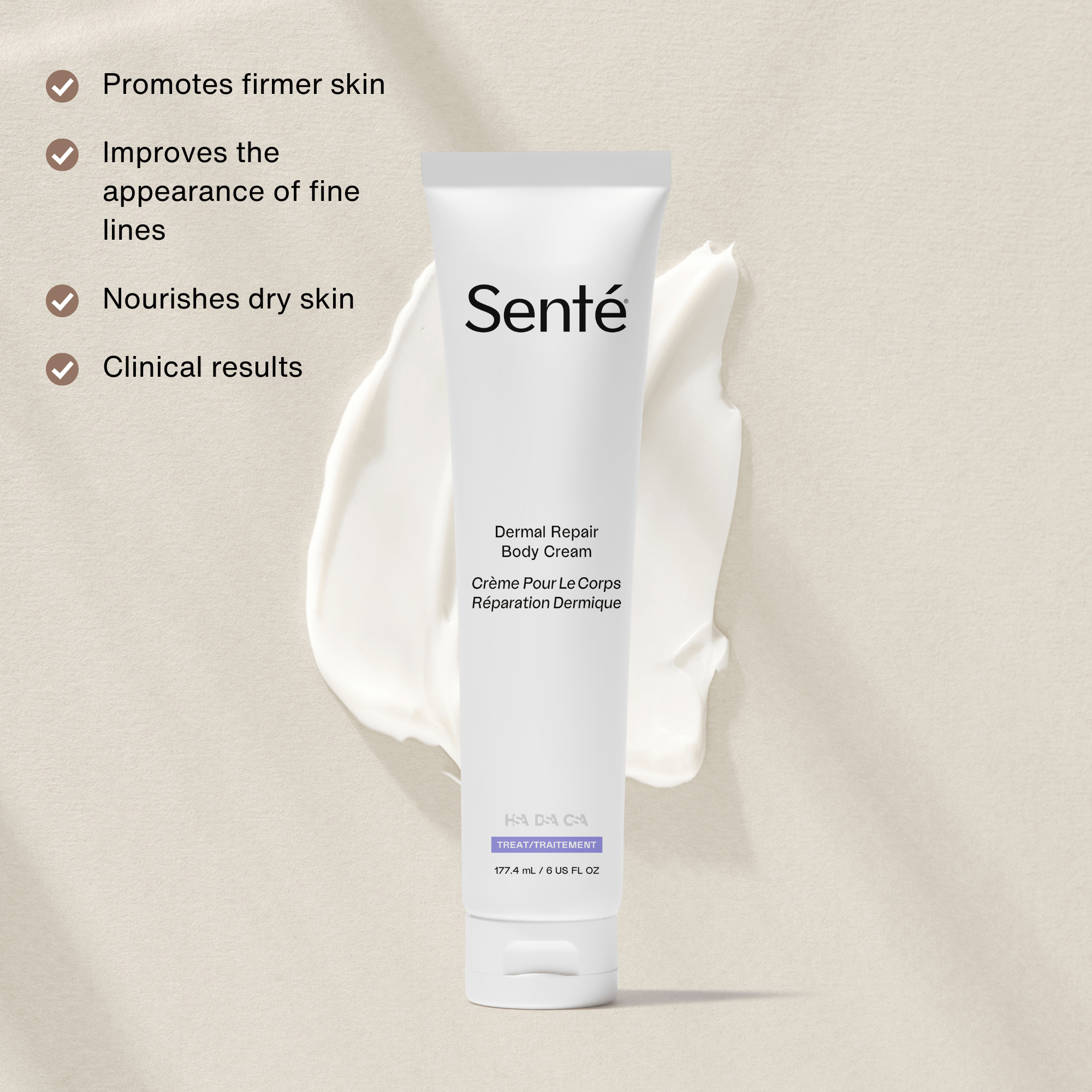 Dermal Repair Body Cream - Sente Labs - 