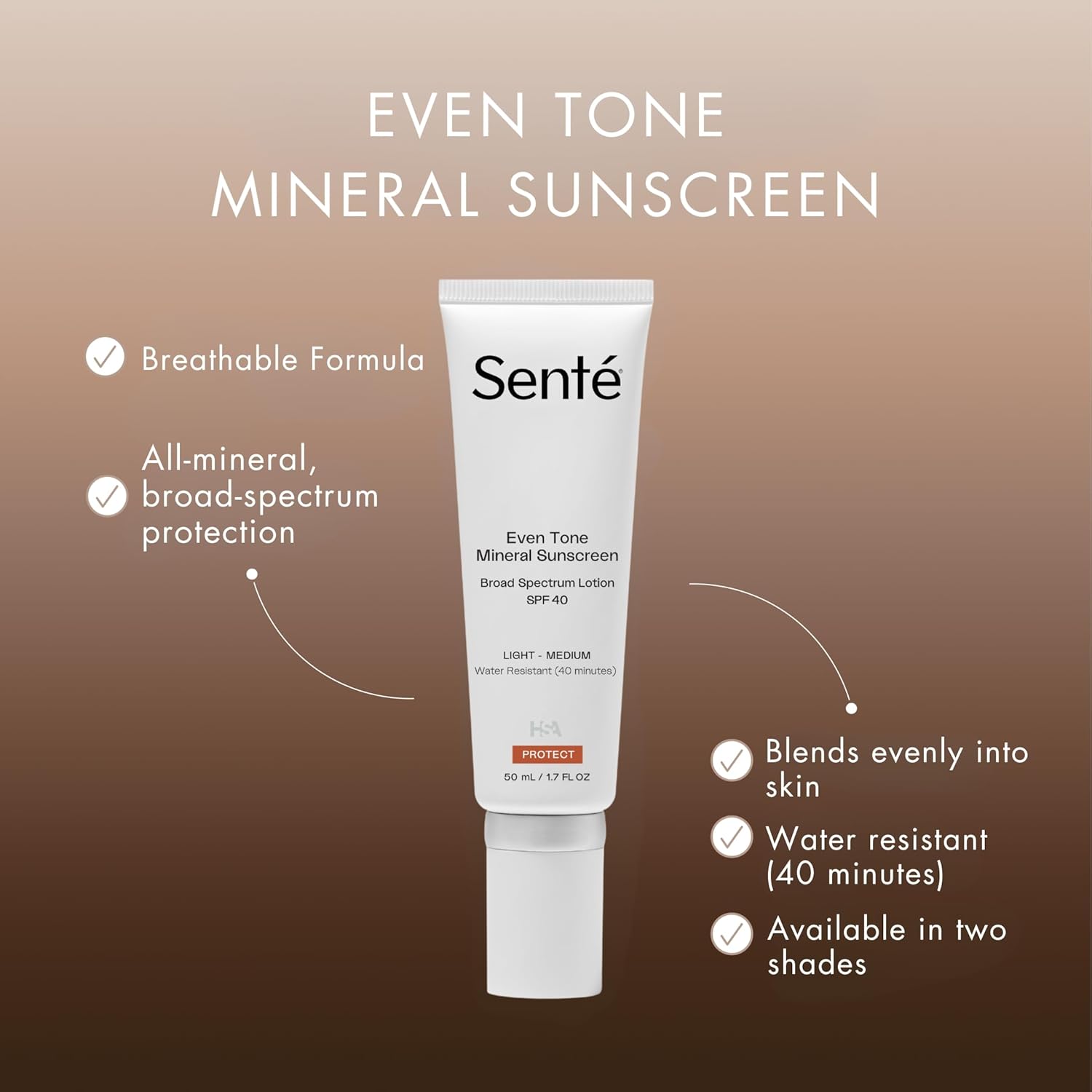 Even Tone Mineral Sunscreen - Sente Labs-