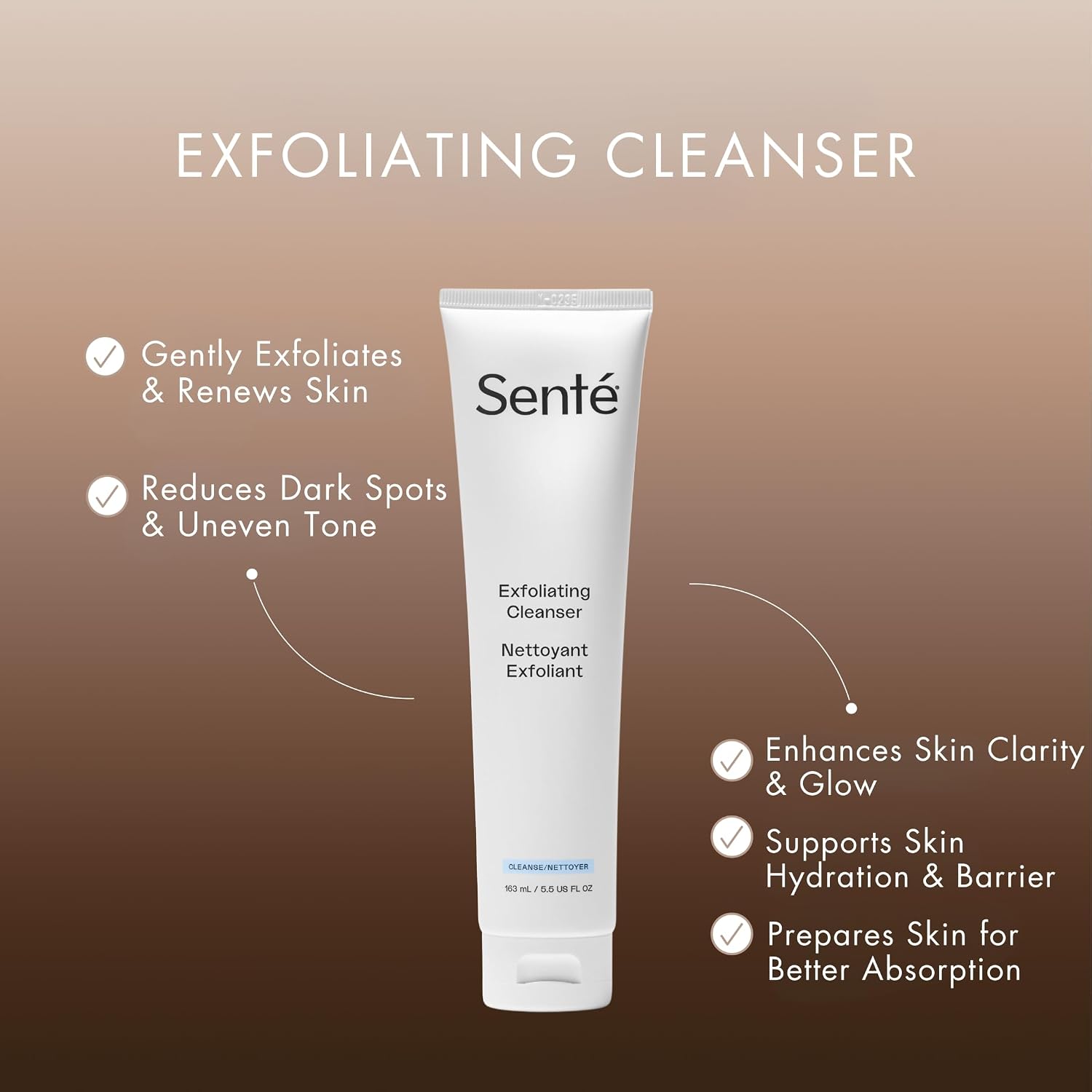 Exfoliating Cleanser - Sente Labs-Cleanse