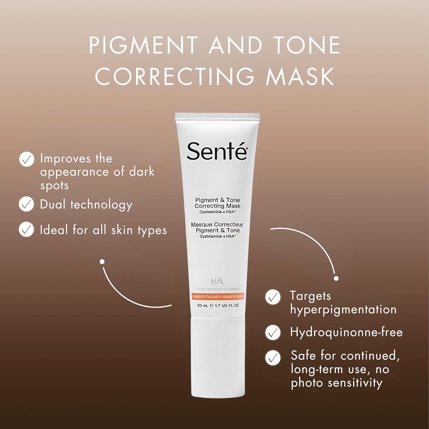 Pigment & Tone Correcting Mask - Sente Labs-Skin Care